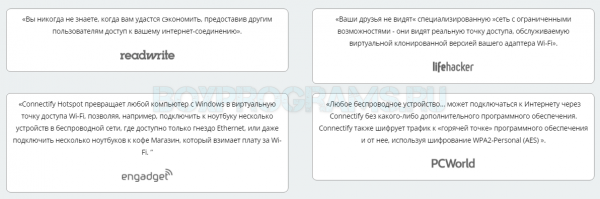 Connectify Hotspot скачать бесплатно русская версия